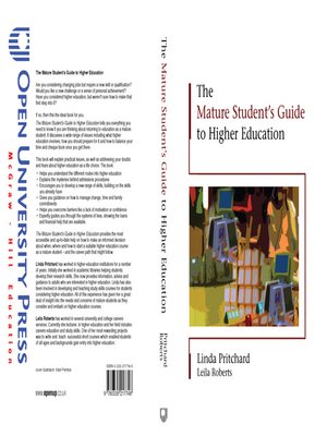 cover image of The Mature Student's Guide to Higher Education
